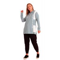  Yeşil Yeni Sezon Günlük Kapüşonlu Sweatshirt G1033-4
