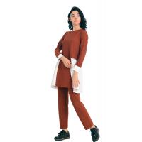 Büzgülü Pantolonlu Tunik Takım,G1050-1