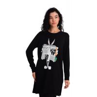 Bugs Bunny Baskılı Uzun Sweatshirt G1060-1
