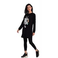 Bugs Bunny Baskılı Uzun Sweatshirt G1060-1