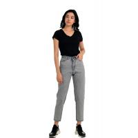 Gri yüksek bel kot pantolon G1068