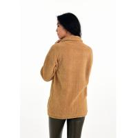 Hardal Uzun Peluş  Sweatshirt G1002-1