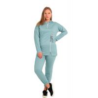 Kapüşonlu İkili Tunik Takım G1004-1