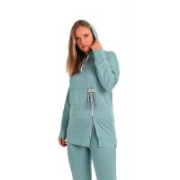 Kapüşonlu İkili Tunik Takım G1004-1