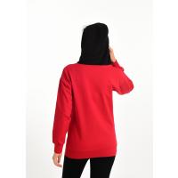 Kırmızı Kapüşonlu Sweatshirt G1020-1