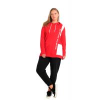 Kırmızı Trend Kapüşonlu Sweatshirt G1033-2