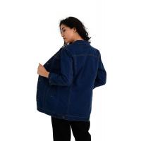 Klasik Oversize Mavi Kot Ceket G1041