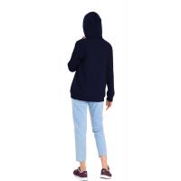 Lacivert Jakarlı kapüşonlu Sweatshirt G1023-2