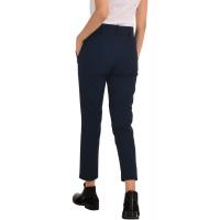 Koyu Lacivert Yüksek Bel Kemerli Pantolon G1043-5