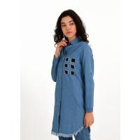 Mavi Denim Kot Tunik Gömlek G1010