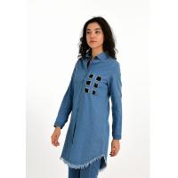Mavi Denim Kot Tunik Gömlek G1010