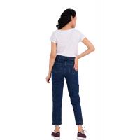 Mavi Yüksek Bel Jeans Pantolon G1037-1