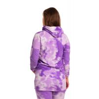 Mor Beyaz Batik Desenli Tunik G1064