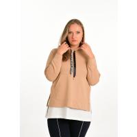 Oversize kanguru cepli Sweatshirt G1016