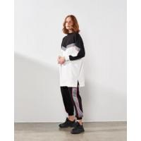 Siyah / Beyaz  Reflektörlü Kadın Takım G1103