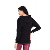 Siyah Baskılı Sweatshirt G1071-1