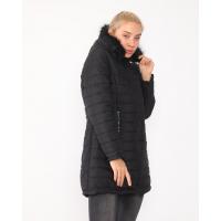 Siyah Kapüşonlu Şişme Mont G1088-1
