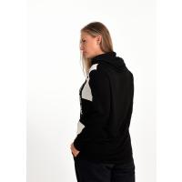 Siyah Oversize Kapüşonlu Sweatshirt G1033-1