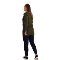 haki  Zarif Tunik Sweatshirt G1035-1