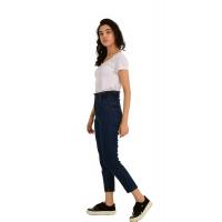 Yüksek Bel Lastikli Kot Pantolon   G1072-1