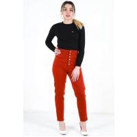 Yüksek Bel Lastikli Pantolon G1119