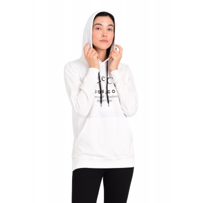 Beyaz Baskılı Sweatshirt G1071-2