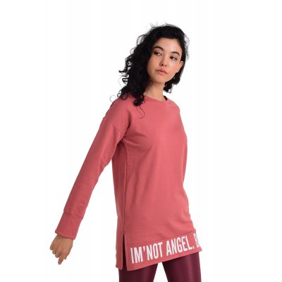 Gül Kurusu Uzun Sweatshirt G1005