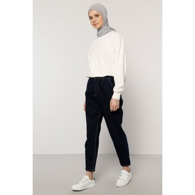 Mom Siyah Jeans Pantolon G1109