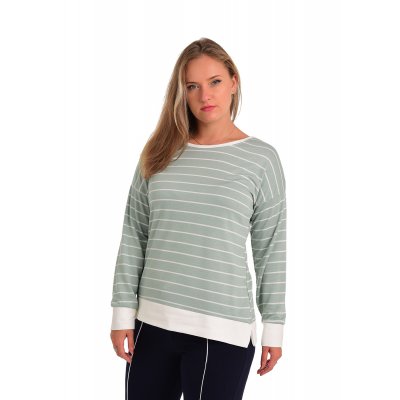 Çizgili Sweatshirt G1034-2