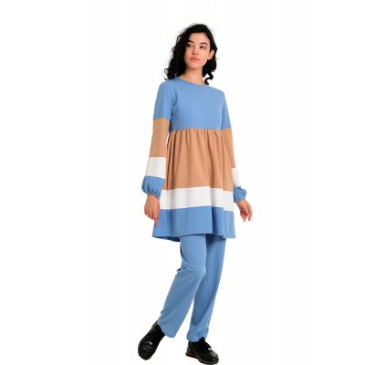 Trend Tesettür Tunik Takım G1054